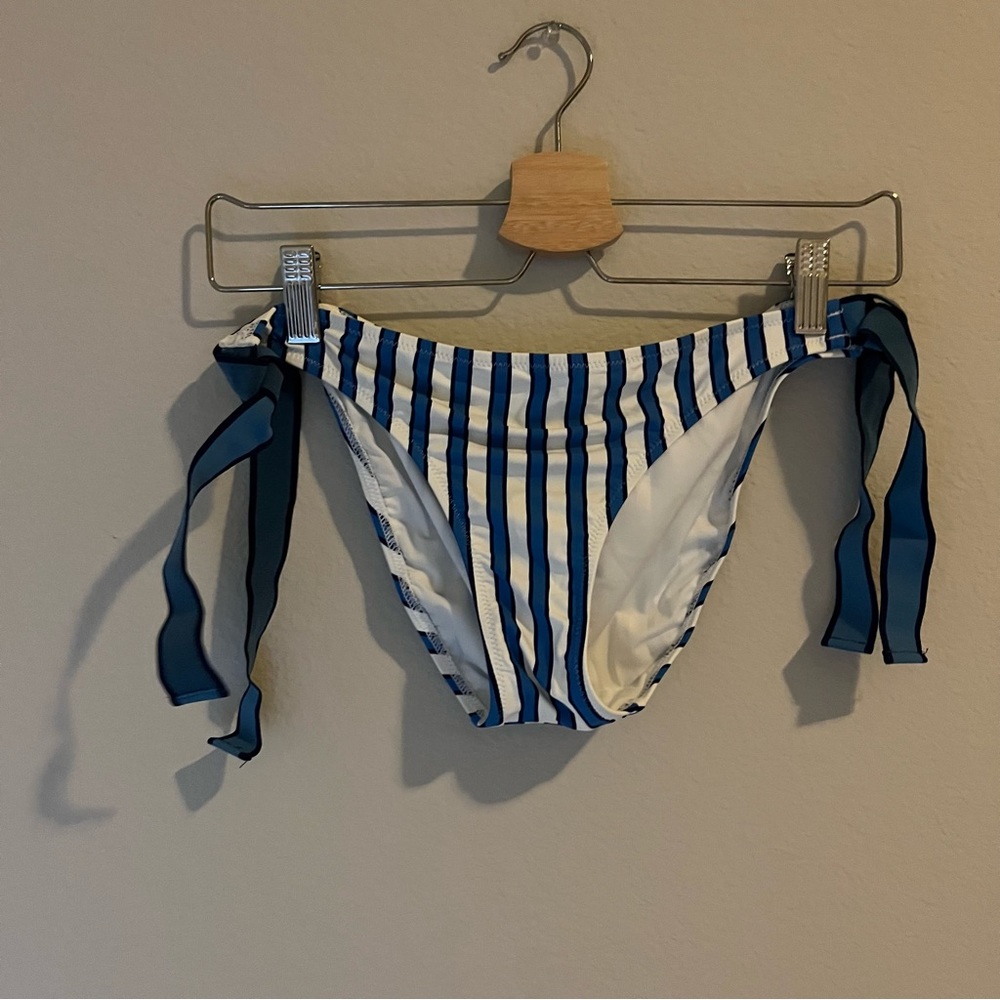 Jcrew striped Bikini bottom (New without tags)